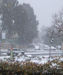 snow in jerusalem